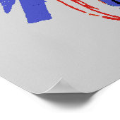 月のポスターにロケット ポスター (角)