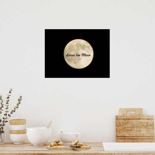 月のポスターを投げ投げる ポスター (キッチン)