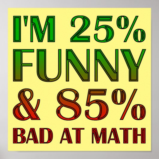 月のポスターサインおもしろいが悪い ポスター (正面)