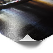 月のポスター付きシンシナットのスカイライン フォトプリント            (角)