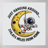 月のポスター宇宙飛行士 ポスター (正面)