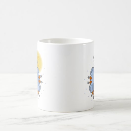 月のマグの暗黒面 コーヒーマグカップ (中央)