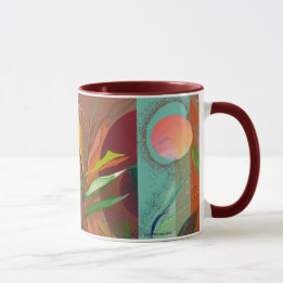 月のマグを見ること マグカップ