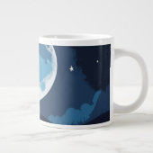 月のマグカップにあなたを愛する ジャンボコーヒーマグカップ (右)