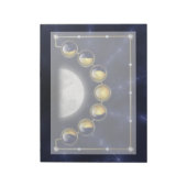 月のメモ帳の人生の月 ノートパッド (回転)