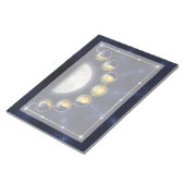 月のメモ帳の人生の月 ノートパッド (アングル)