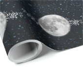 月のラッ結婚ピング紙 ラッピングペーパー (ロールコーナー)