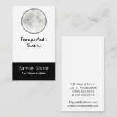 月のルナのタンゴ 名刺 (正面/裏面)