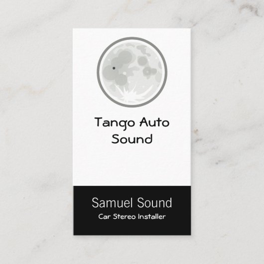 月のルナのタンゴ 名刺 (正面)