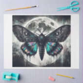 月のレース蛾 薄葉紙 (クラフト)