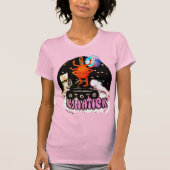 月のローバーのティックおもしろい:月のイラストTシャツ Tシャツ (正面)