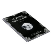 月のヴィンテージのレトロのフランスのな映画館への旅行 ノートブック (右側)