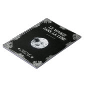 月のヴィンテージのレトロのフランスのな映画館への旅行 ノートブック (左側)