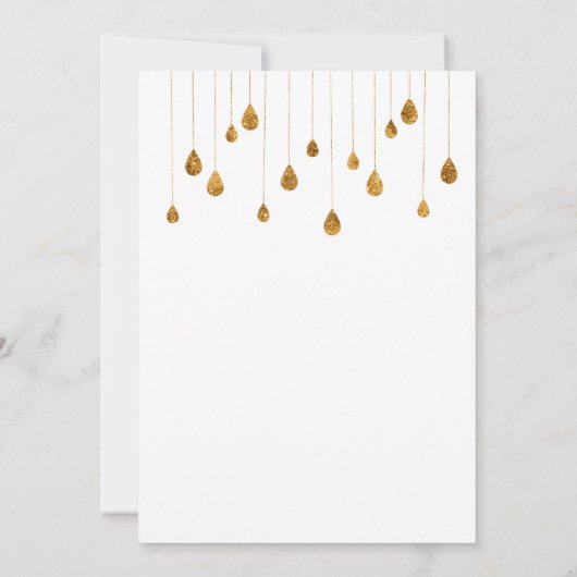 月の上きらめく子供の誕生日 招待状 (裏面)