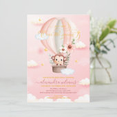 月の上でおさるの赤ちゃん歓迎会 招待状 (スタンド正面)