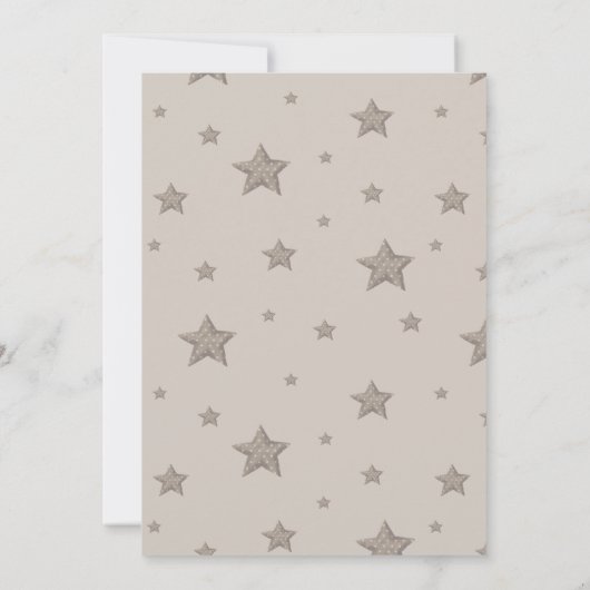 月の上でクジラのボホ赤ちゃんシャワー 招待状 (裏面)