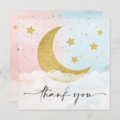 月の上でジェンダーのリビールスクエアありがとう (正面/裏面)