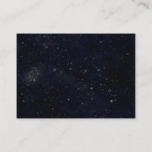 月の上でベビーのための赤ちゃんシャワーの本 エンクロージャーカード (裏面)