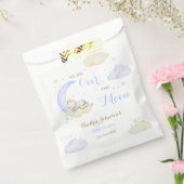 月の上で男の子は赤ん坊のシャワーを負担 フェイバーバッグ (封をした状態)