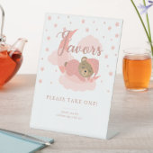 月の上で眠る熊の好意は一つの徴候を取る 台座サイン (インサイチュ)