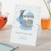 月の上で眠る熊の好意は一つの徴候を取る 台座サイン (インサイチュ)