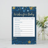 月の上で赤ん坊のシャワーがベビーを願う (スタンド正面)