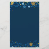 月の上で赤ん坊の金ゴールドシャワー単語スクランブル (裏面)