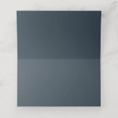 月の上で雲に覆われた青い眠る熊 プレイスカード (内部開封)