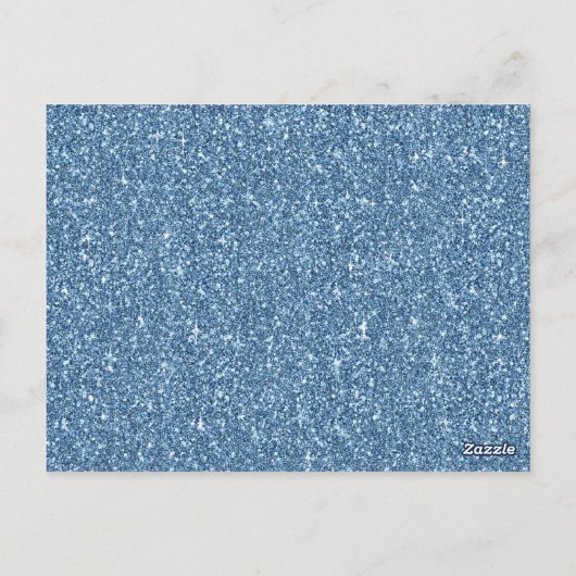 月の上で青い赤ちゃんシャワーの本ベビー ポストカード (裏面)