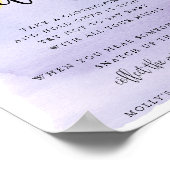 月の上で、紫は言わないベビーゲーム ポスター (角)