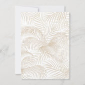 月の上でBoho Pampasカップル赤ちゃんシャワー 招待状 (裏面)