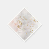 月の上にキラキラの小さな星プレートプレート スタンダードカクテルナプキン (角)