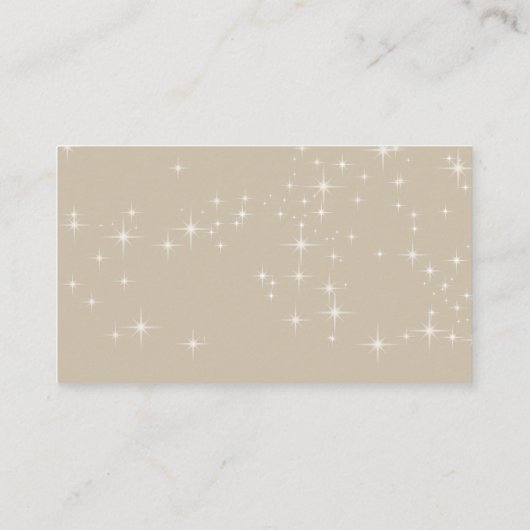 月の上にテディベア赤ちゃんシャワーおむつラッフル エンクロージャーカード (裏面)