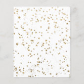 月の上にピンクのベビー予測とアドバイス (裏面)