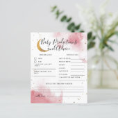 月の上にピンクのベビー予測とアドバイス (スタンド正面)