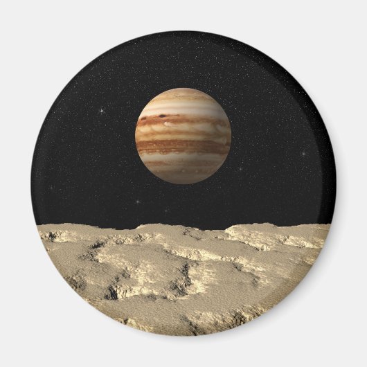 月の上に立つ マグネット (正面)