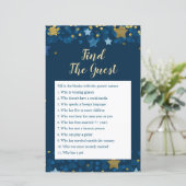 月の上のベビーシャワーを見つけるゲストゲーム (スタンド正面)