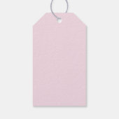 月の上のベビーシャワーギフトラベル ギフトタグ (裏面)