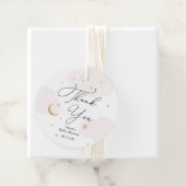 月の上のベビーシャワーギフトラベル フェイバータグ (インサイチュ)