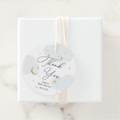 月の上のベビーシャワーギフトラベル フェイバータグ (インサイチュ)