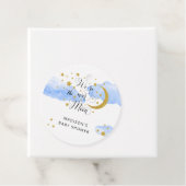 月の上のベビーシャワーギフトラベル フェイバータグ (インサイチュ)