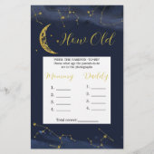 月の上の夜空どのように両親 (正面)