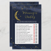 月の上の夜空ママまたはパパのゲーム (正面/裏面)