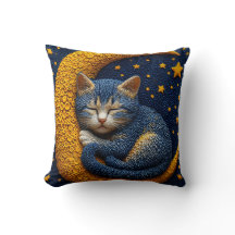 月の上の漫画の猫