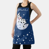 月の上の牛 エプロン (インサイチュ)