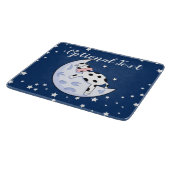 月の上の牛 カッティングボード (角)