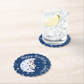 月の上の牛 ペーパーコースター (インサイチュ)