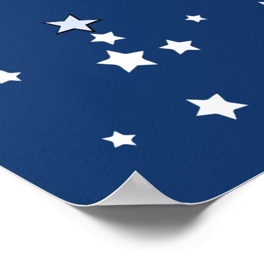 月の上の牛 ポスター (角)