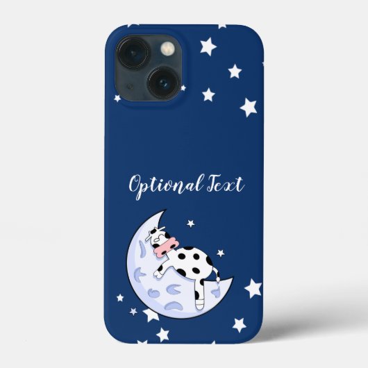 月の上の牛 Case-Mate iPhoneケース (裏面)
