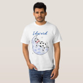 月の上の牛 Tシャツ (正面フル)